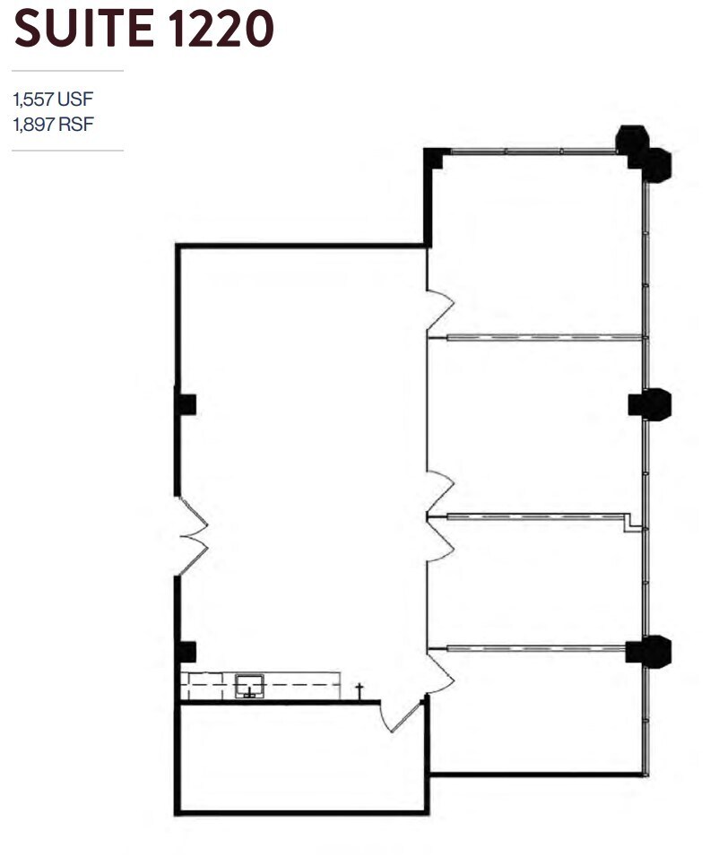 6430 W Sunset Blvd, Los Angeles, CA for lease Floor Plan- Image 1 of 1