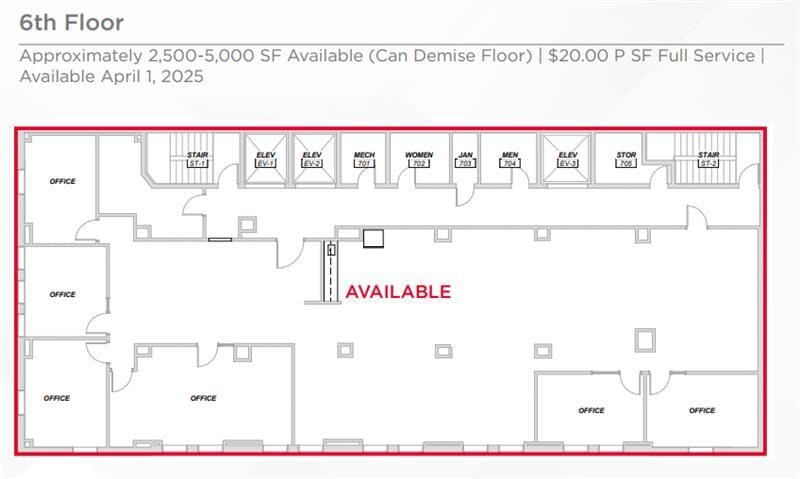 1627 Main St, Kansas City, MO for lease Floor Plan- Image 1 of 1