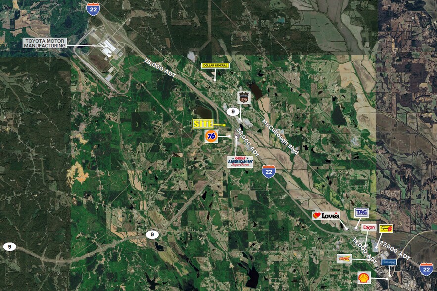 I-22 & SR 9, Belden, MS for sale - Building Photo - Image 2 of 2