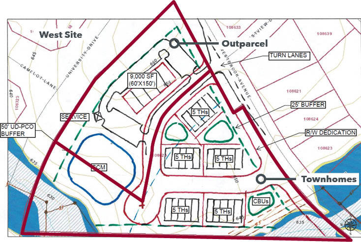 0 Westbrook Ave, Elon, NC for sale - Site Plan - Image 3 of 4