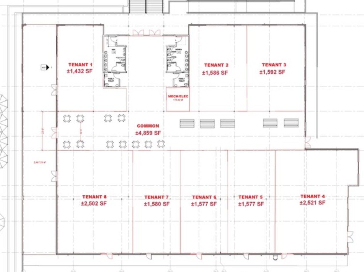 100 South End Cir, Travelers Rest, SC for lease Floor Plan- Image 1 of 1