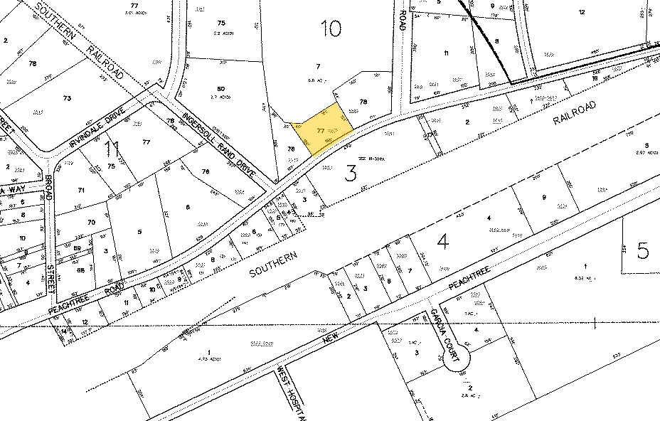 5576 Peachtree Rd, Atlanta, GA for sale Plat Map- Image 1 of 1