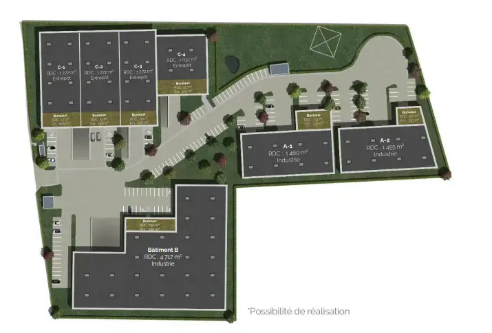 Industrial in Persan for sale - Site Plan - Image 1 of 4