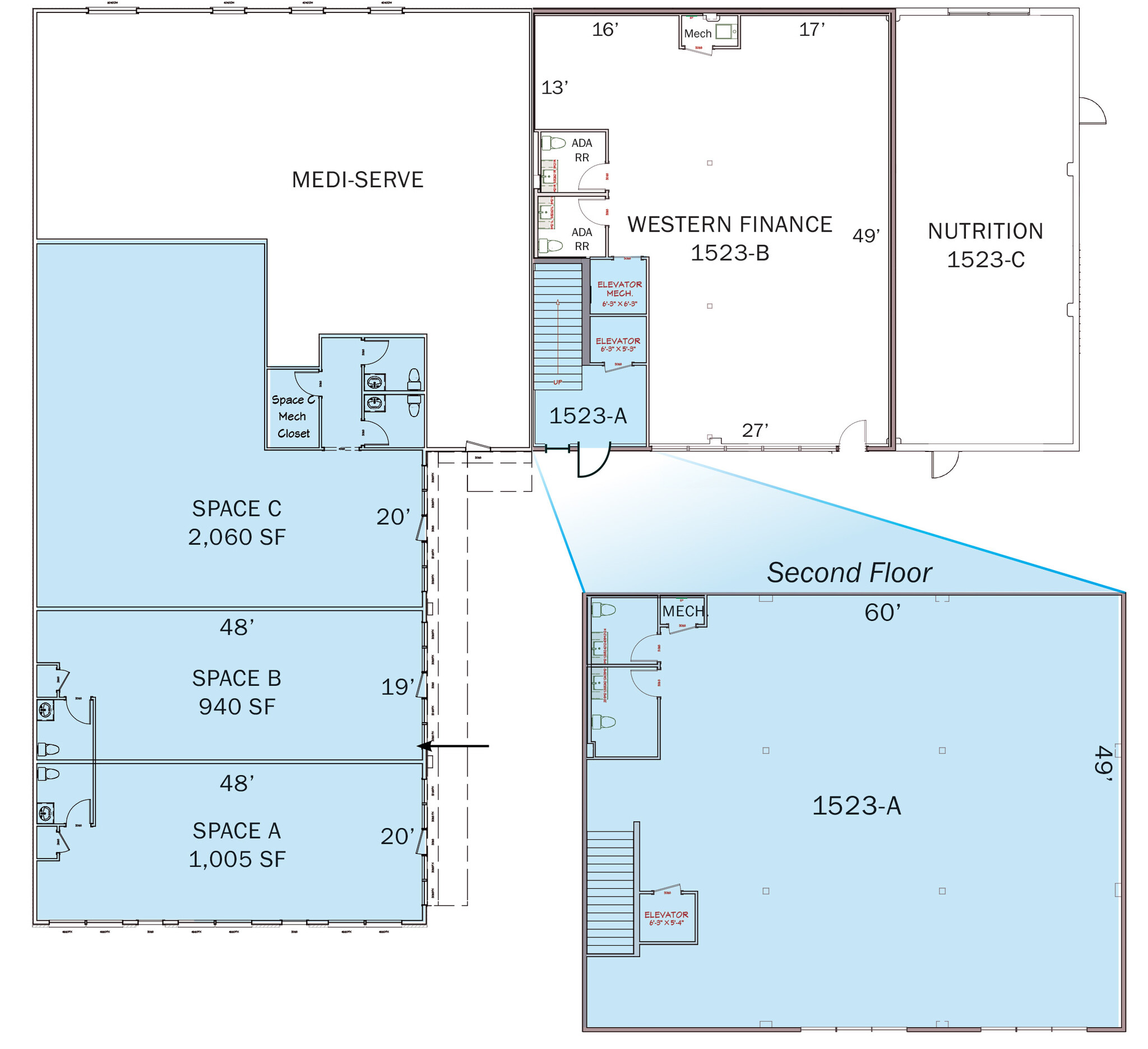 1517-1523 S Harvard Ave, Tulsa, OK for lease Floor Plan- Image 1 of 1