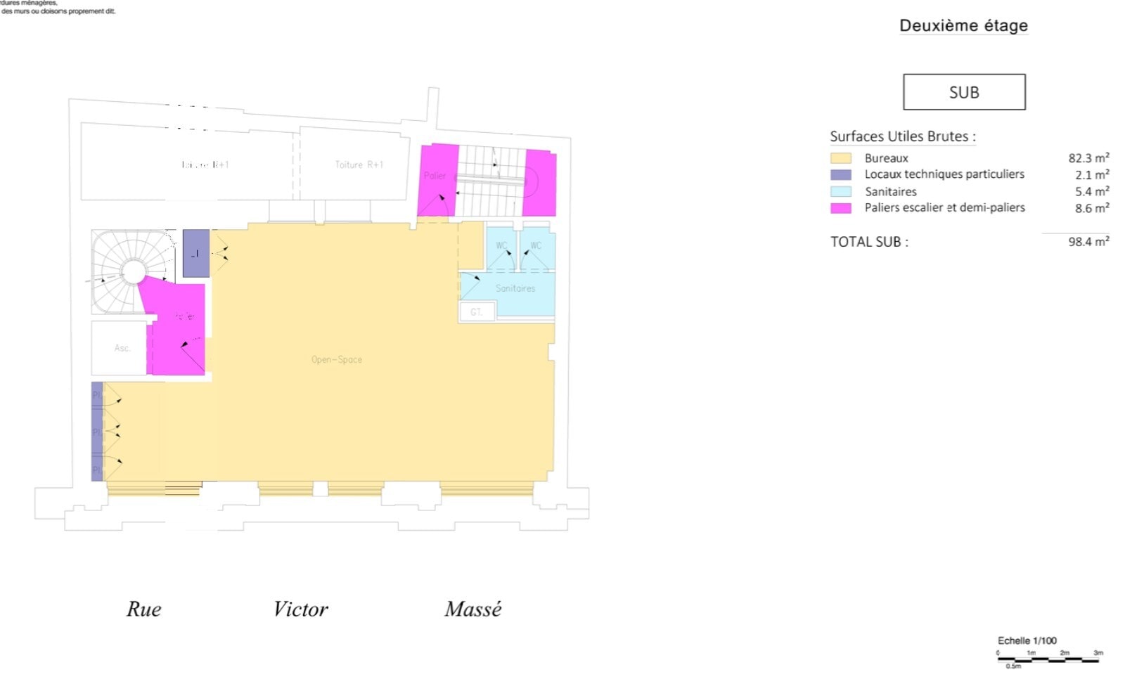 9 Rue Victor Massé, Paris for lease Floor Plan- Image 1 of 25