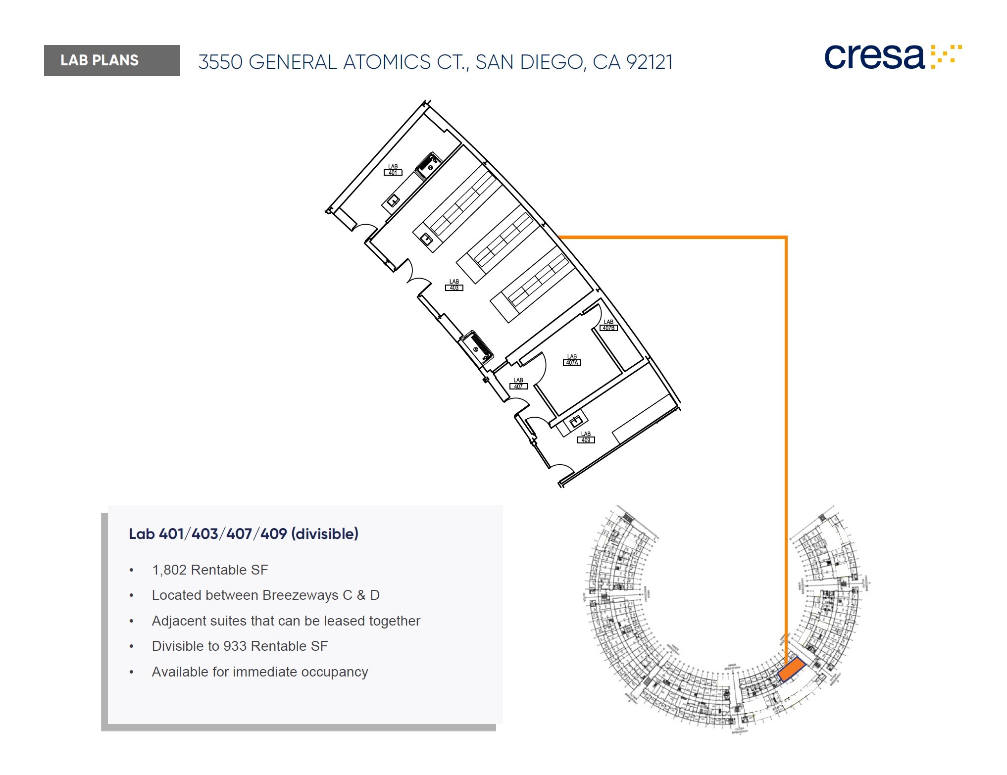 3550 General Atomics Ct, San Diego, CA for lease Floor Plan- Image 1 of 1