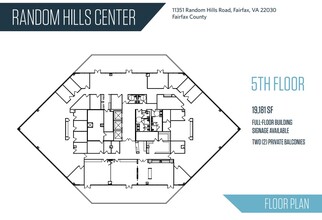 11351 Random Hills Rd, Fairfax, VA for lease Floor Plan- Image 1 of 1