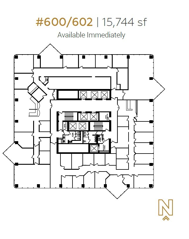 10104 103rd Ave NW, Edmonton, AB for lease Floor Plan- Image 1 of 1