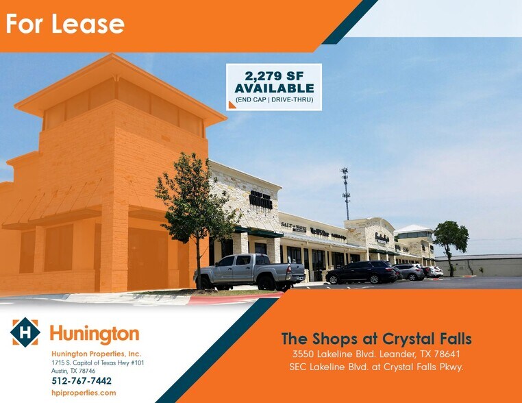 3550 Lakeline Blvd, Leander, TX for sale - Building Photo - Image 1 of 1