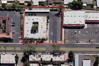 4643 E Thomas Rd, Phoenix, AZ - AERIAL  map view