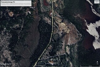 Lot 1&2 NE Caribou Rd, Passadumkeag, ME - AERIAL map view