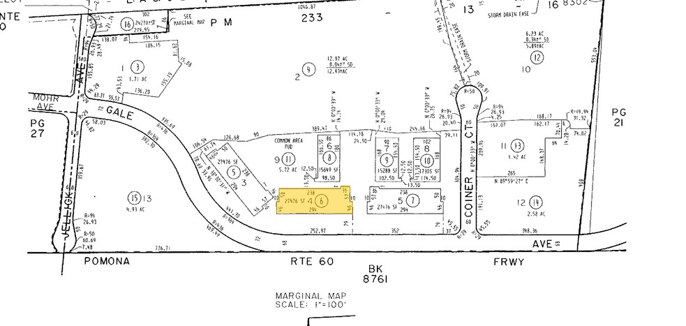 18605 E Gale Ave, City Of Industry, CA for lease - Plat Map - Image 2 of 5