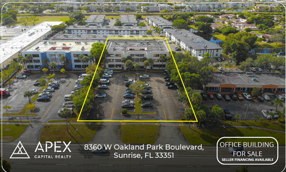 8360 W Oakland Park Blvd, Sunrise, FL for sale - Aerial - Image 1 of 21