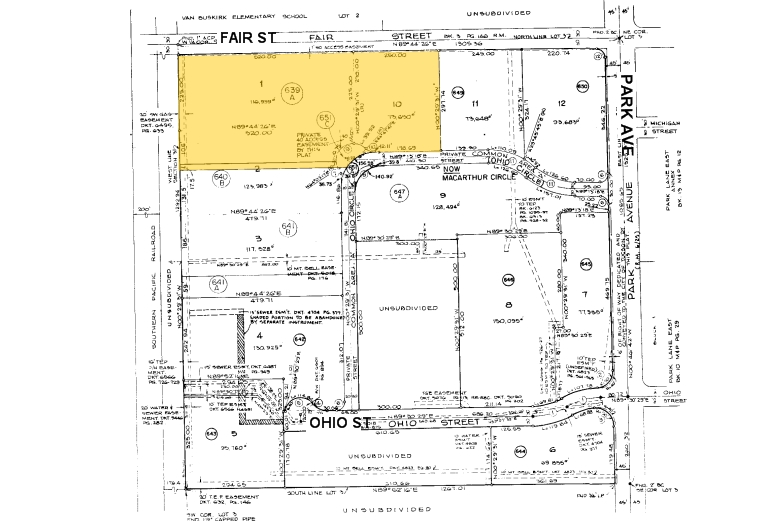 777 E MacArthur Cir, Tucson, AZ for lease - Plat Map - Image 2 of 10