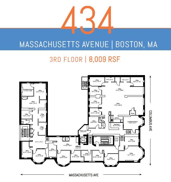 434-440 Massachusetts Ave, Boston, MA for lease Floor Plan- Image 1 of 1