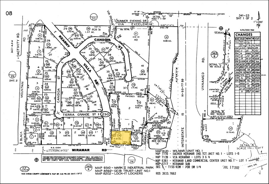 9750 Miramar Rd, San Diego, CA for sale - Plat Map - Image 2 of 28