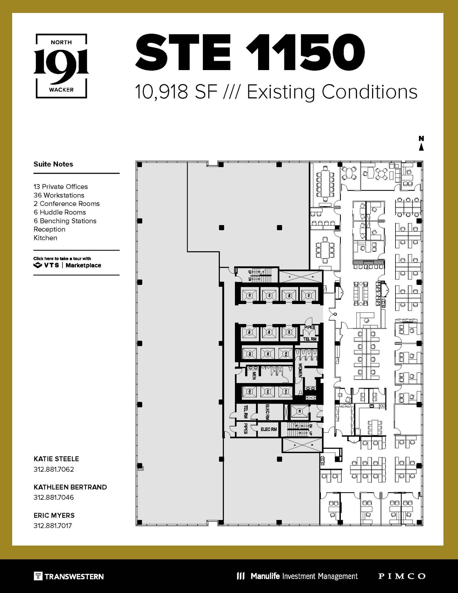 191 N Wacker Dr, Chicago, IL for lease Floor Plan- Image 1 of 1