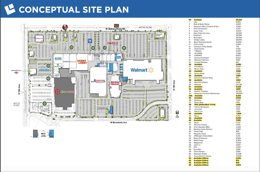 1703 W Bethany Home Rd, Phoenix, AZ for lease - Site Plan - Image 2 of 49