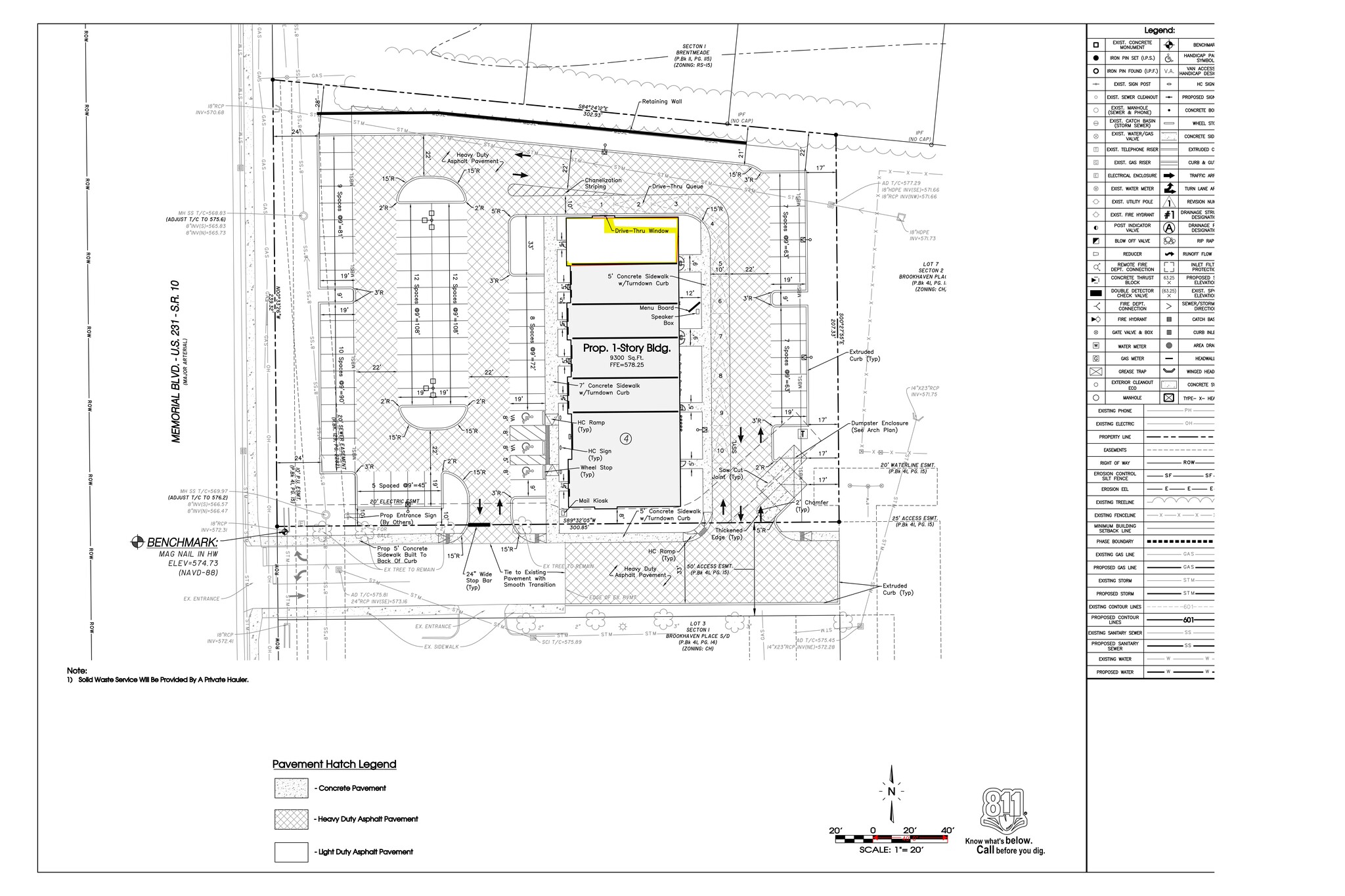 3266 Memorial Blvd, Murfreesboro, TN for sale Site Plan- Image 1 of 1