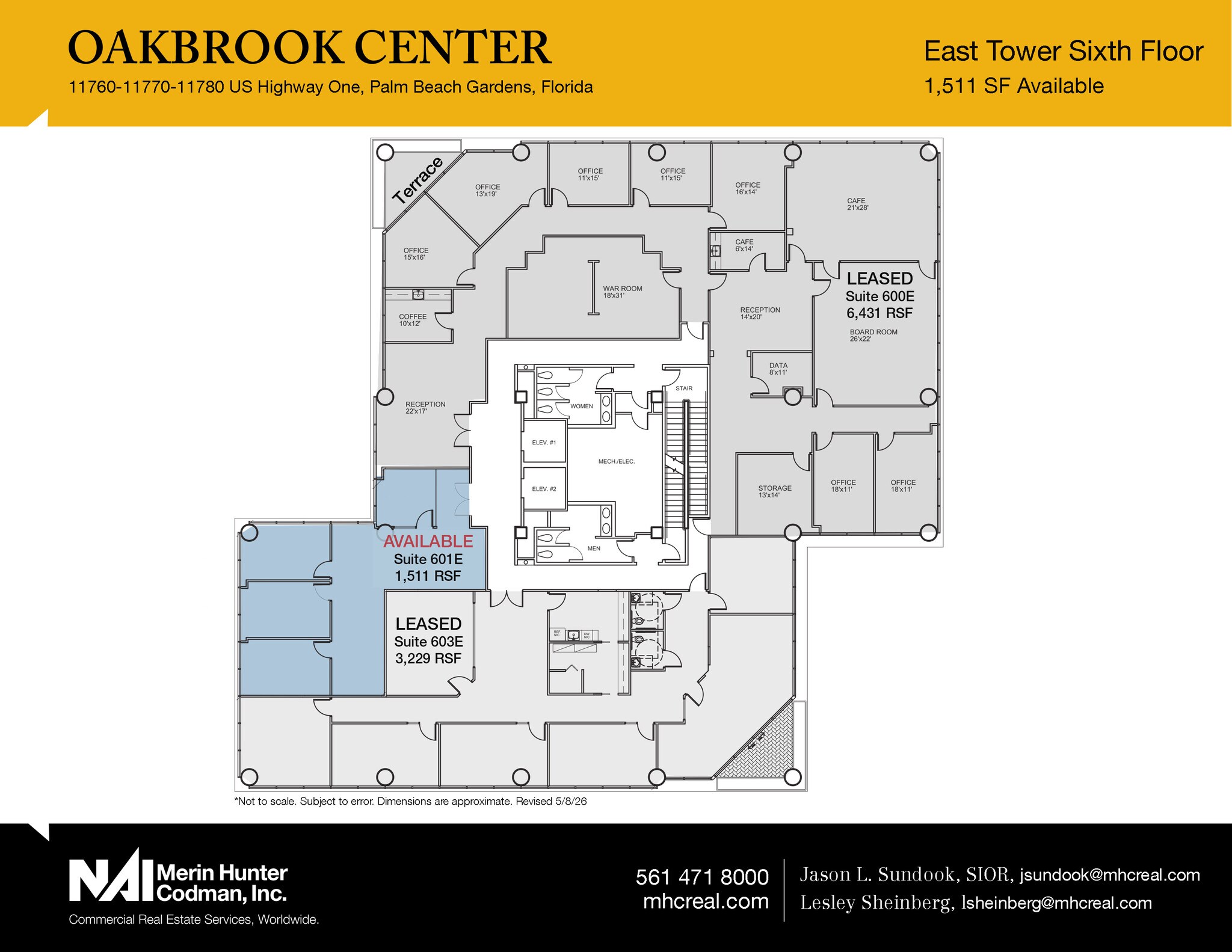11780 US Highway 1, Palm Beach Gardens, FL for lease Floor Plan- Image 1 of 2