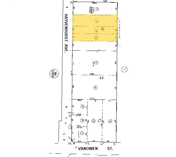 6910-6920 Hayvenhurst Ave, Van Nuys, CA for lease - Plat Map - Image 2 of 4