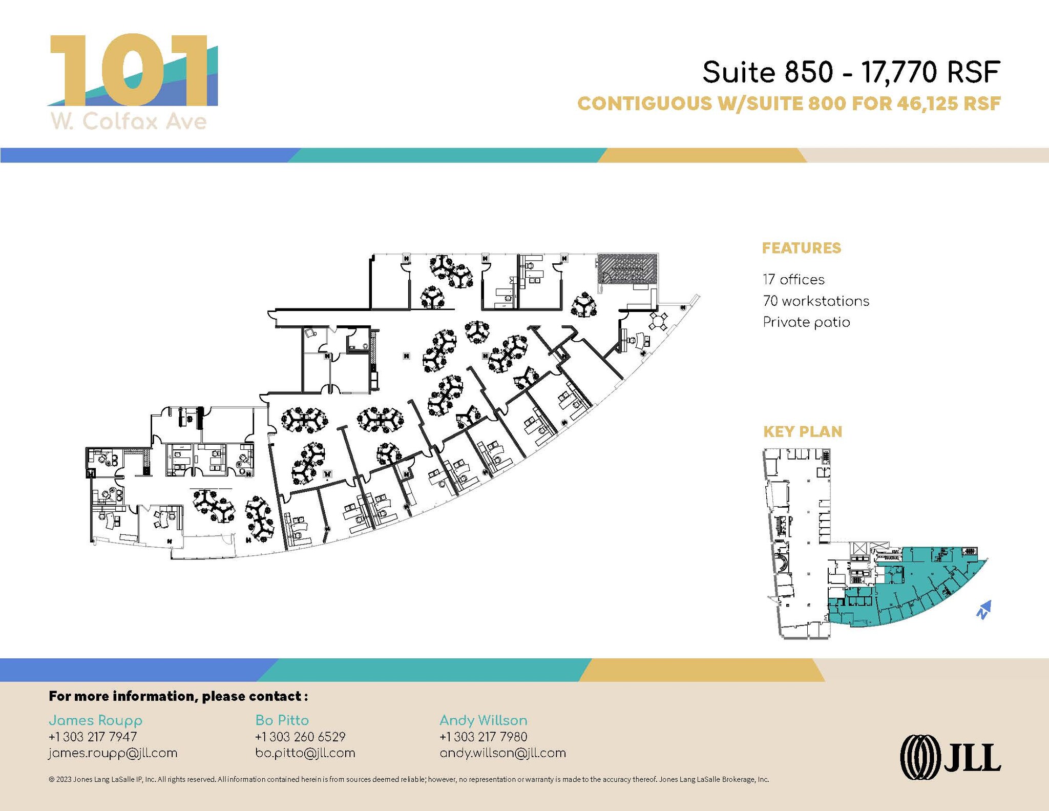 101 W Colfax Ave, Denver, CO for lease Floor Plan- Image 1 of 1