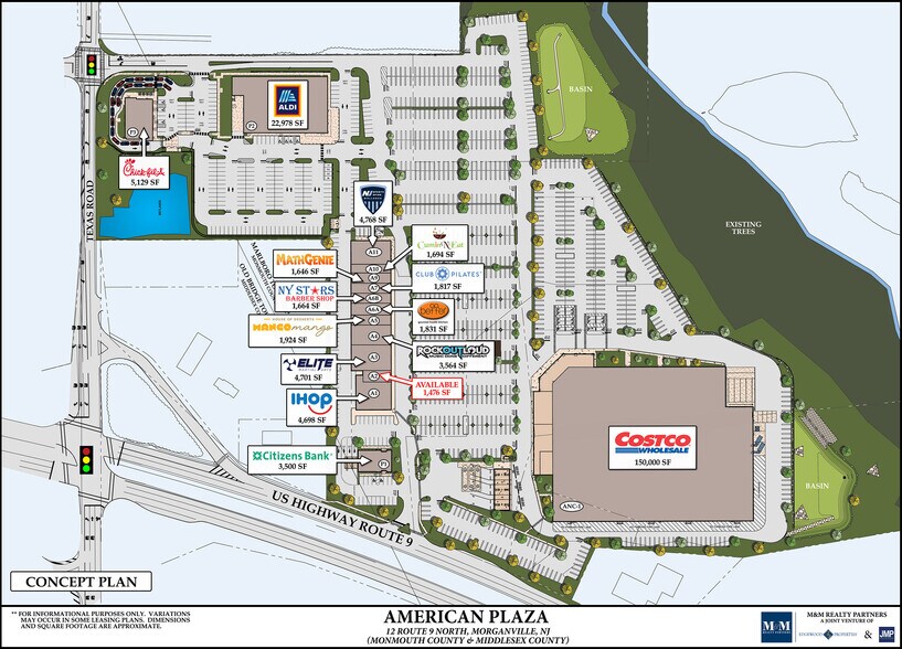 18 Highway 9, Morganville, NJ for lease - Site Plan - Image 2 of 9