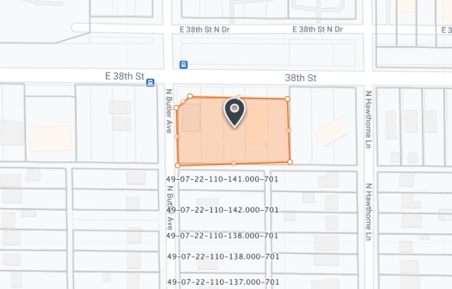 5285 E 38th St, Indianapolis, IN for lease - Plat Map - Image 3 of 3