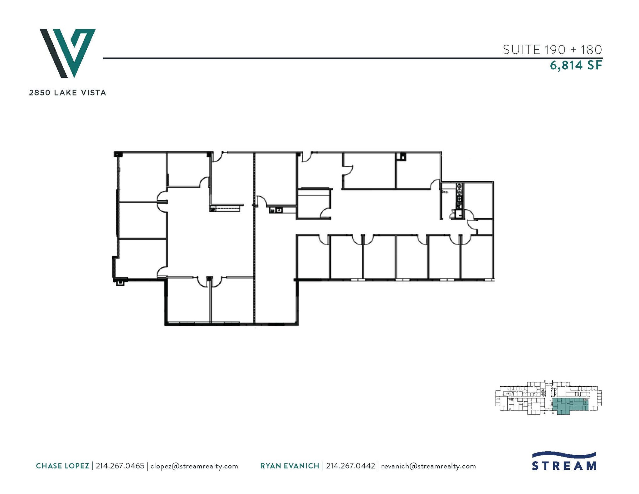 2850 Lake Vista Dr, Lewisville, TX for lease Floor Plan- Image 1 of 1