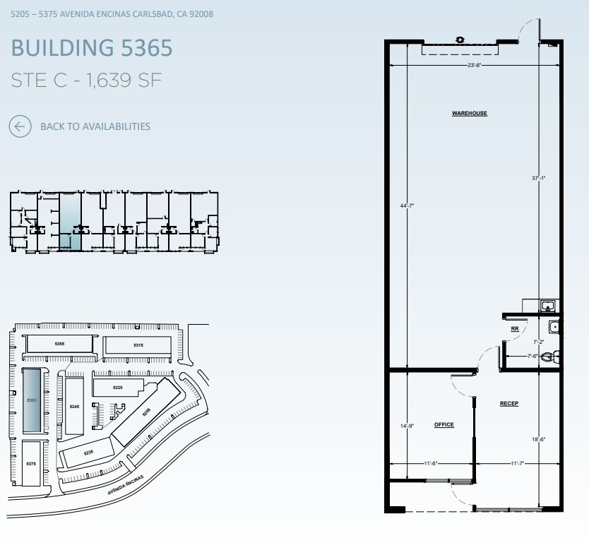 5205 Avenida Encinas, Carlsbad, CA for lease Floor Plan- Image 1 of 1