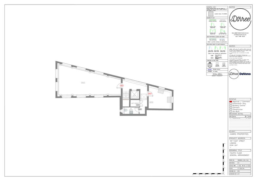 187 Fleet St, London for lease - Floor Plan - Image 1 of 18