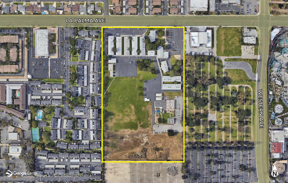 7300 La Palma Ave, Buena Park, CA for lease - Aerial - Image 1 of 7