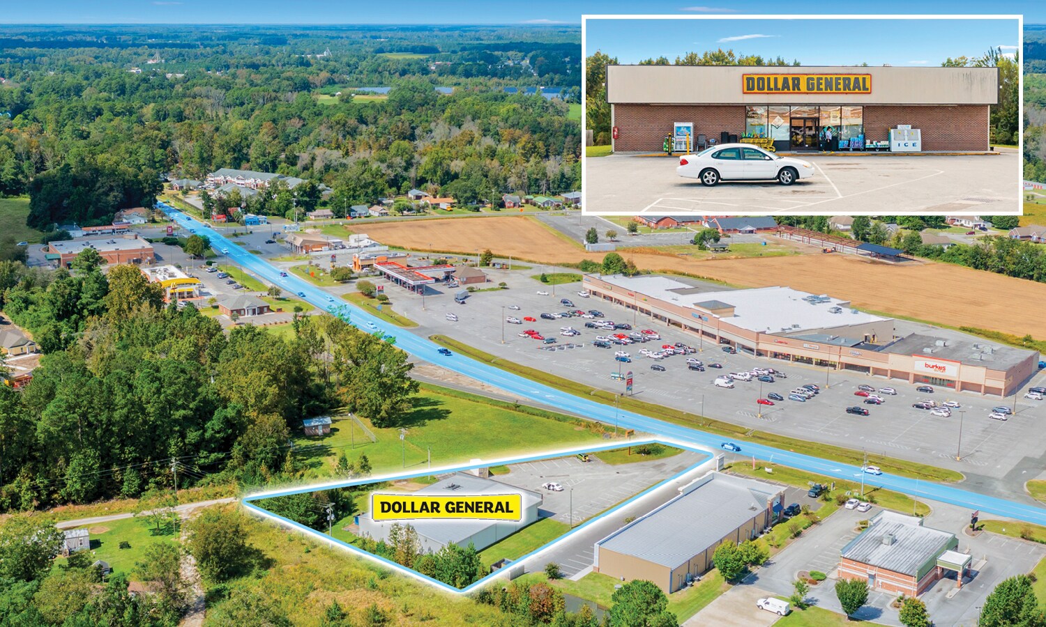 5669 S NC 41 Hwy, Wallace, NC 28466 Dollar General