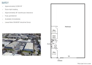 9389 Dowdy Dr, San Diego, CA for lease Floor Plan- Image 1 of 3