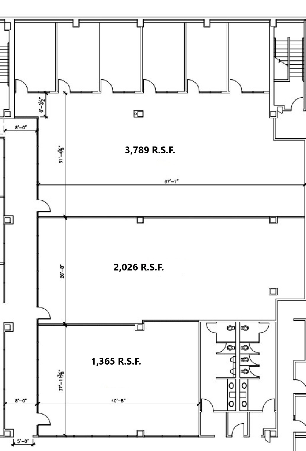 2607 N Grandview Blvd, Waukesha, WI for lease Floor Plan- Image 1 of 4