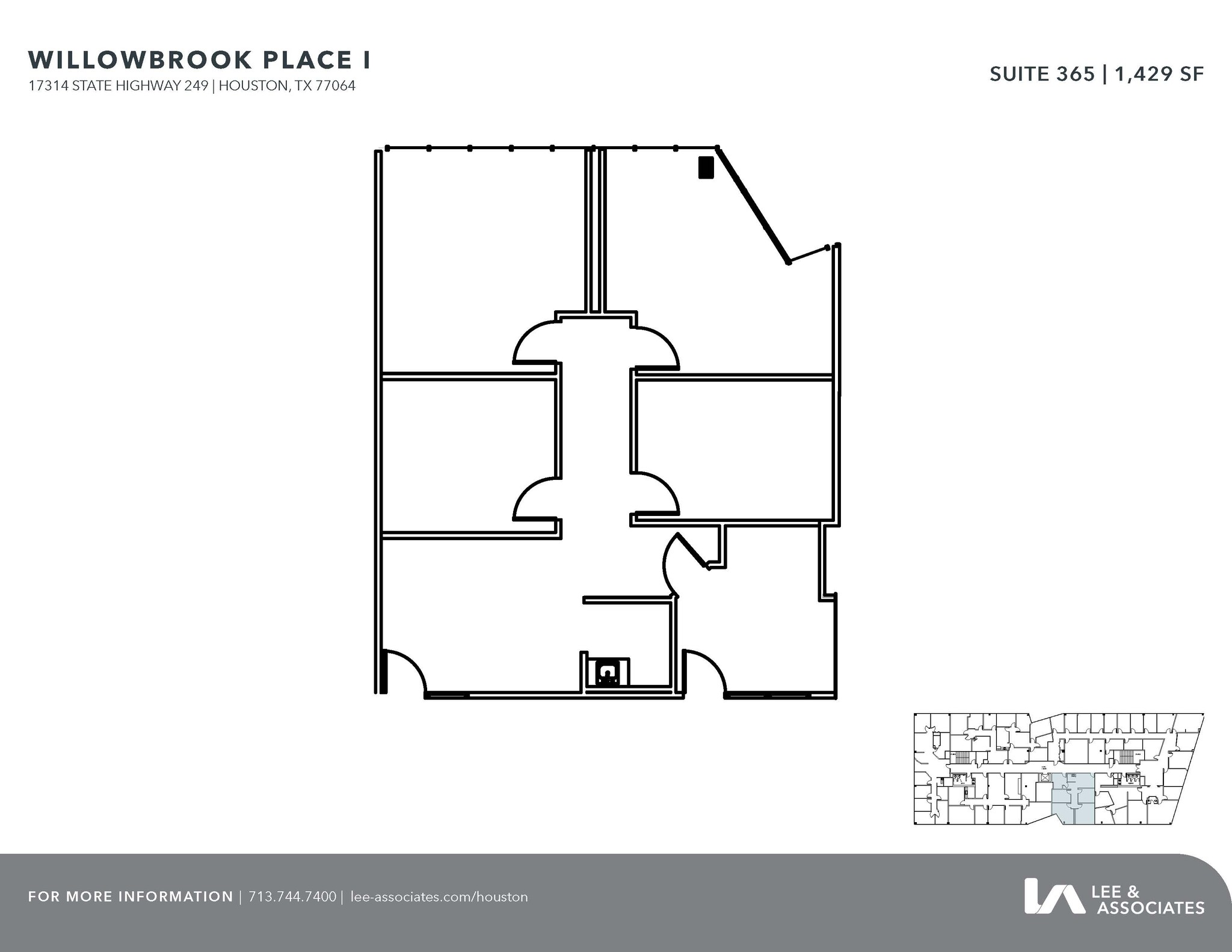 17314 State Highway 249, Houston, TX for lease Floor Plan- Image 1 of 1