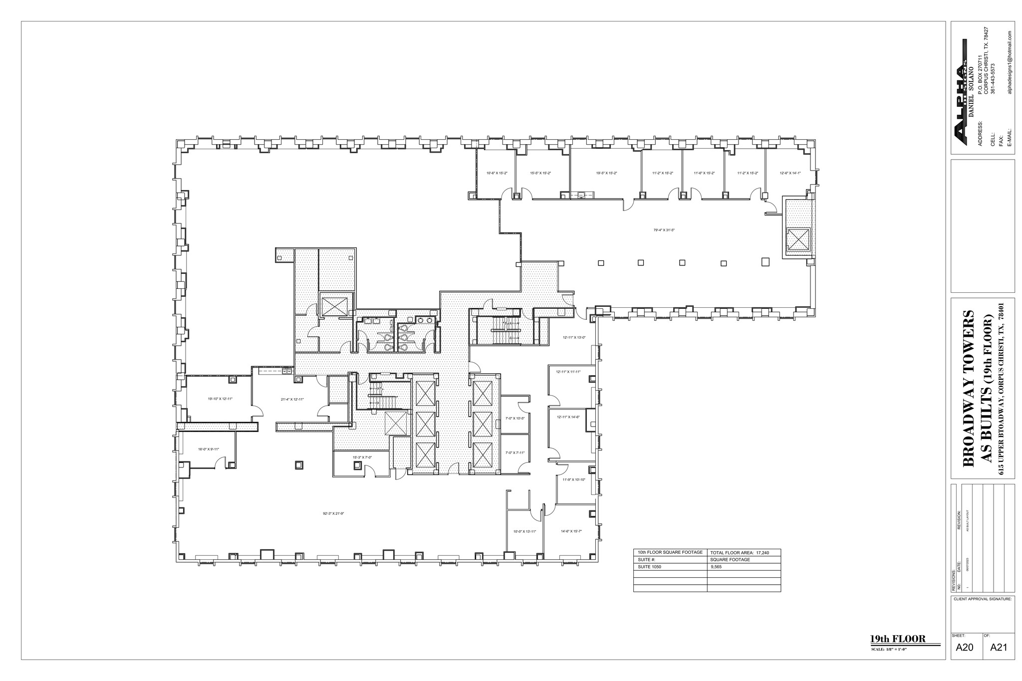 615 N Upper Broadway St, Corpus Christi, TX for lease Site Plan- Image 1 of 14