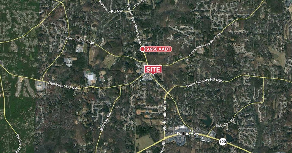 3894 Due West Rd, Marietta, GA for sale - Aerial - Image 1 of 1