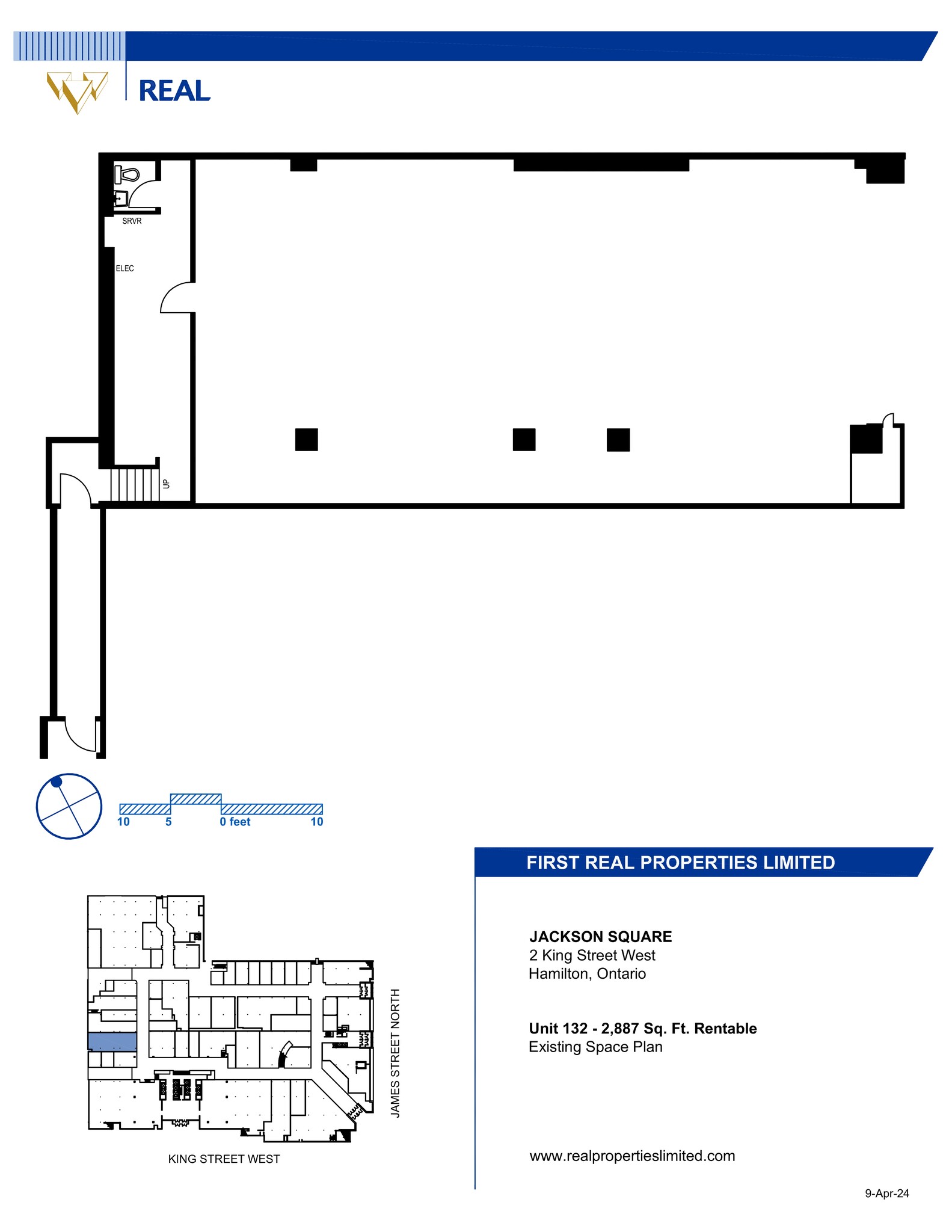 100, 110, and 120 King St W, Hamilton, ON for lease Site Plan- Image 1 of 1