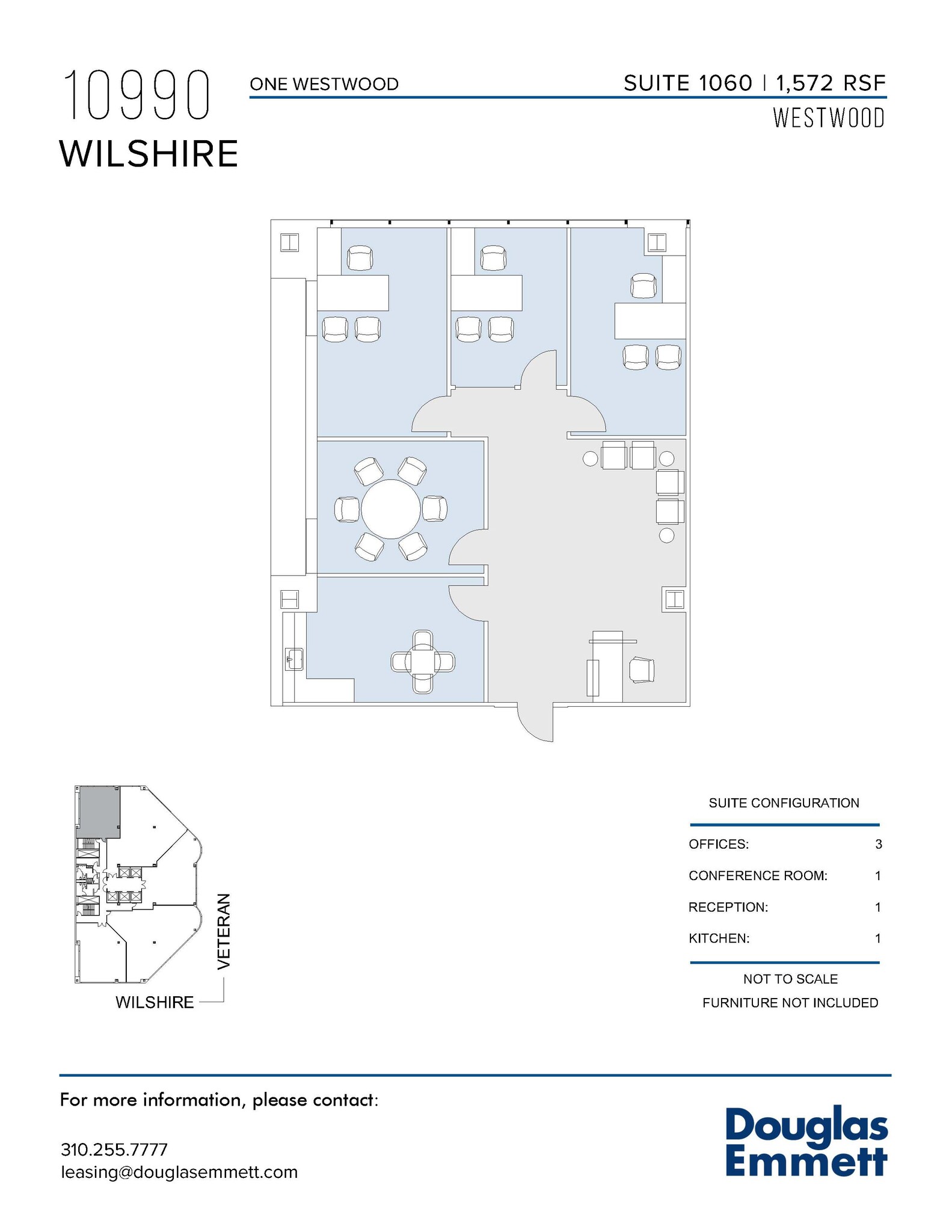 10990 Wilshire Blvd, Los Angeles, CA for lease Floor Plan- Image 1 of 1