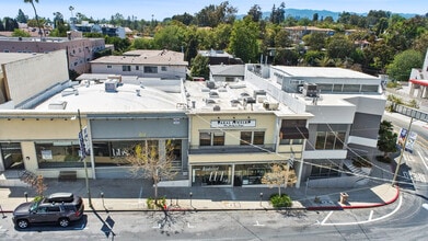 137-141 S Barrington Pl, Los Angeles, CA - AERIAL map view