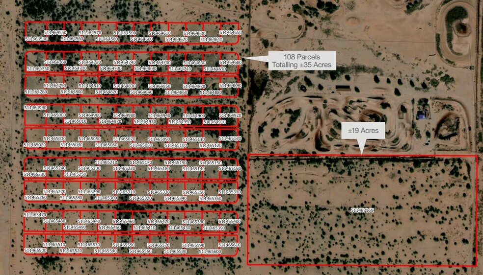 Hanna Rd & Palomas Dr, Casa Grande, AZ for sale - Plat Map - Image 2 of 4