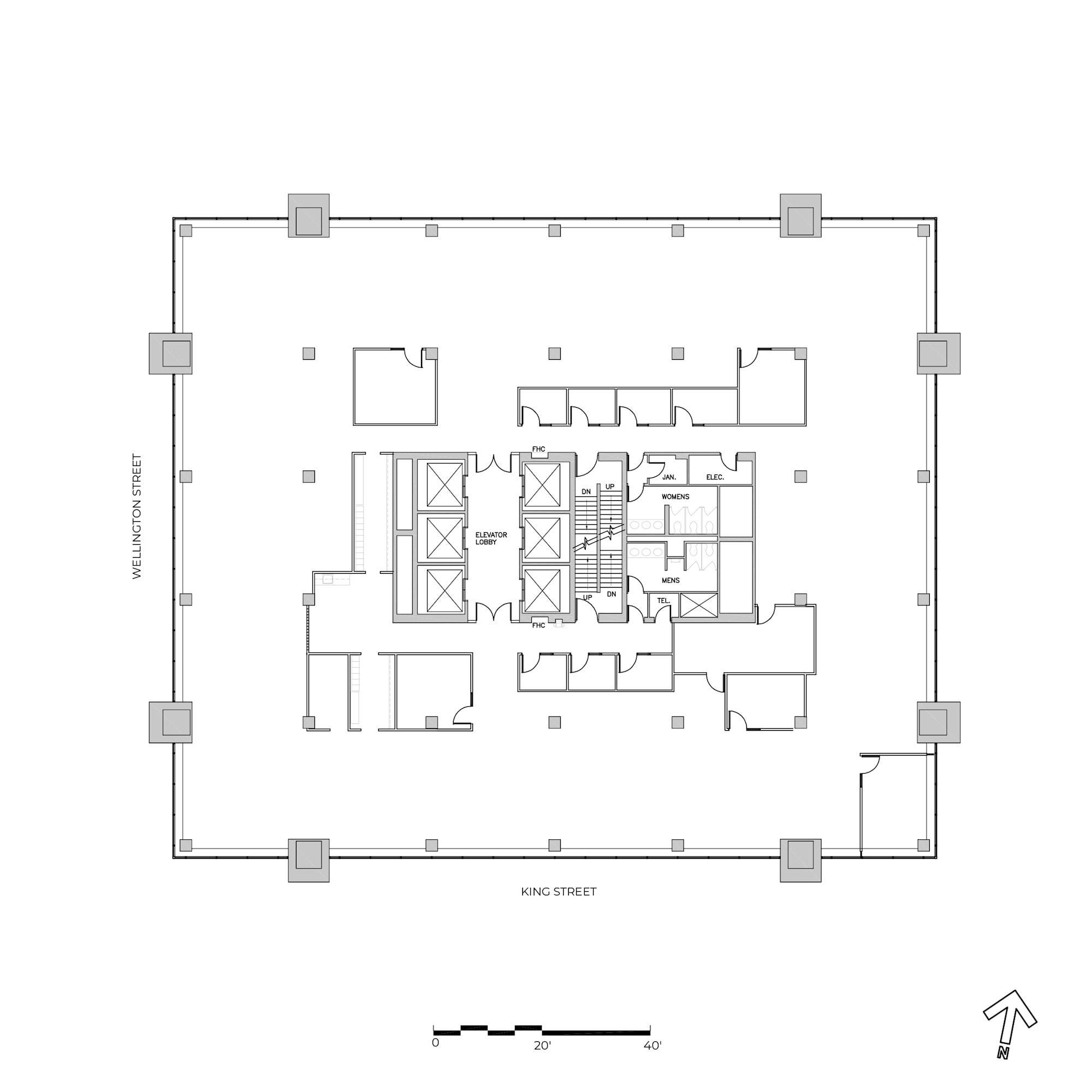 380 Wellington St, London, ON for lease Floor Plan- Image 1 of 1