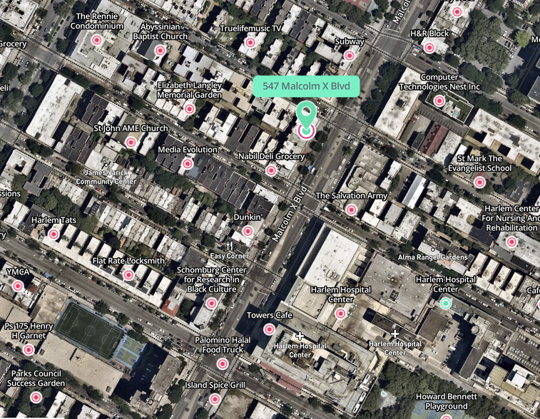 547 Malcolm X Blvd, New York, NY for lease - Aerial - Image 2 of 2