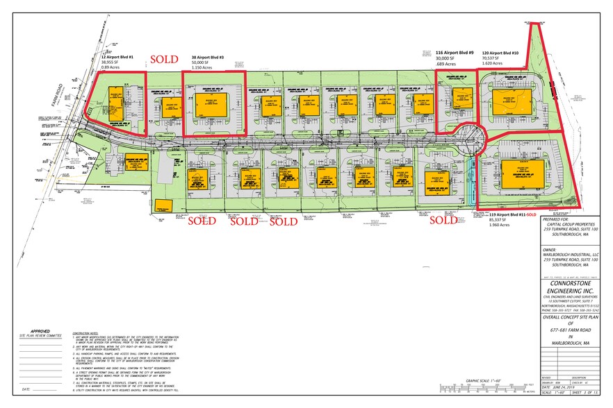 119 Airport Blvd, Marlborough, MA for sale - Site Plan - Image 2 of 2