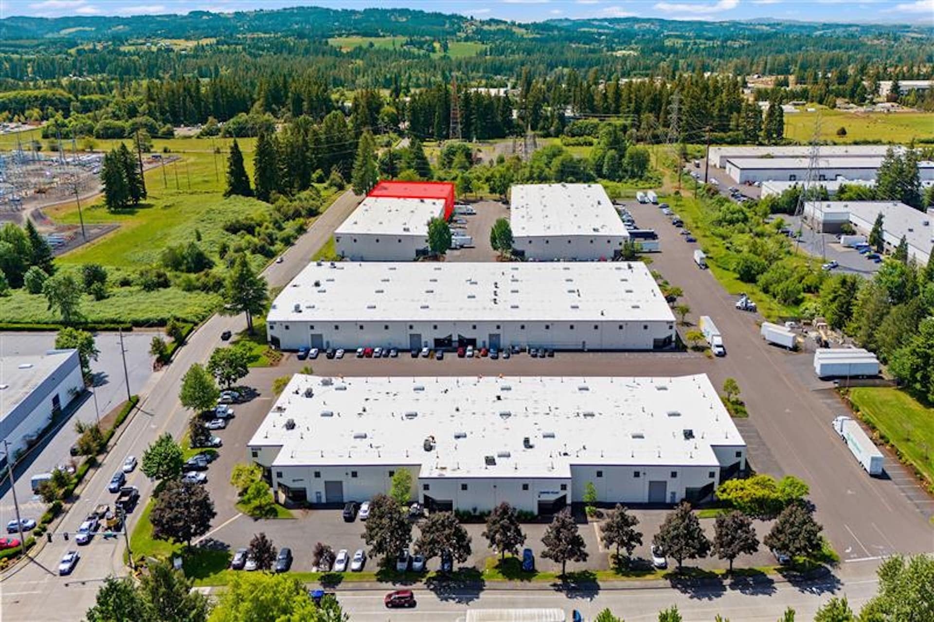 9565 SW Ridder Rd, Wilsonville, OR for lease Aerial- Image 1 of 5