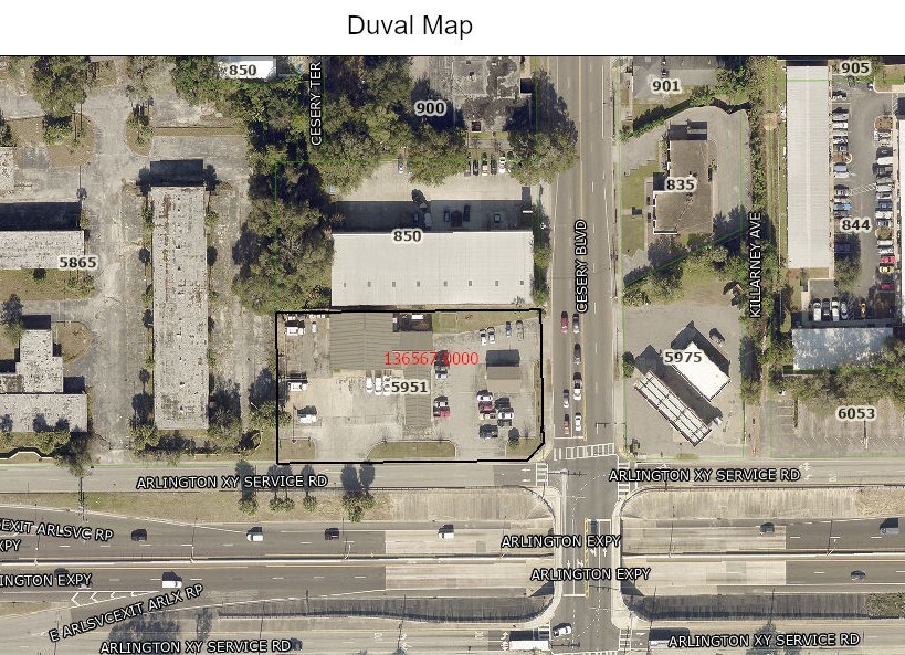 5951 Arlington Expy, Jacksonville, FL for sale Aerial- Image 1 of 4