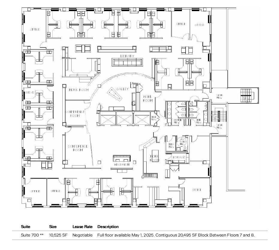 7735 Old Georgetown Rd, Bethesda, MD for lease Floor Plan- Image 1 of 1