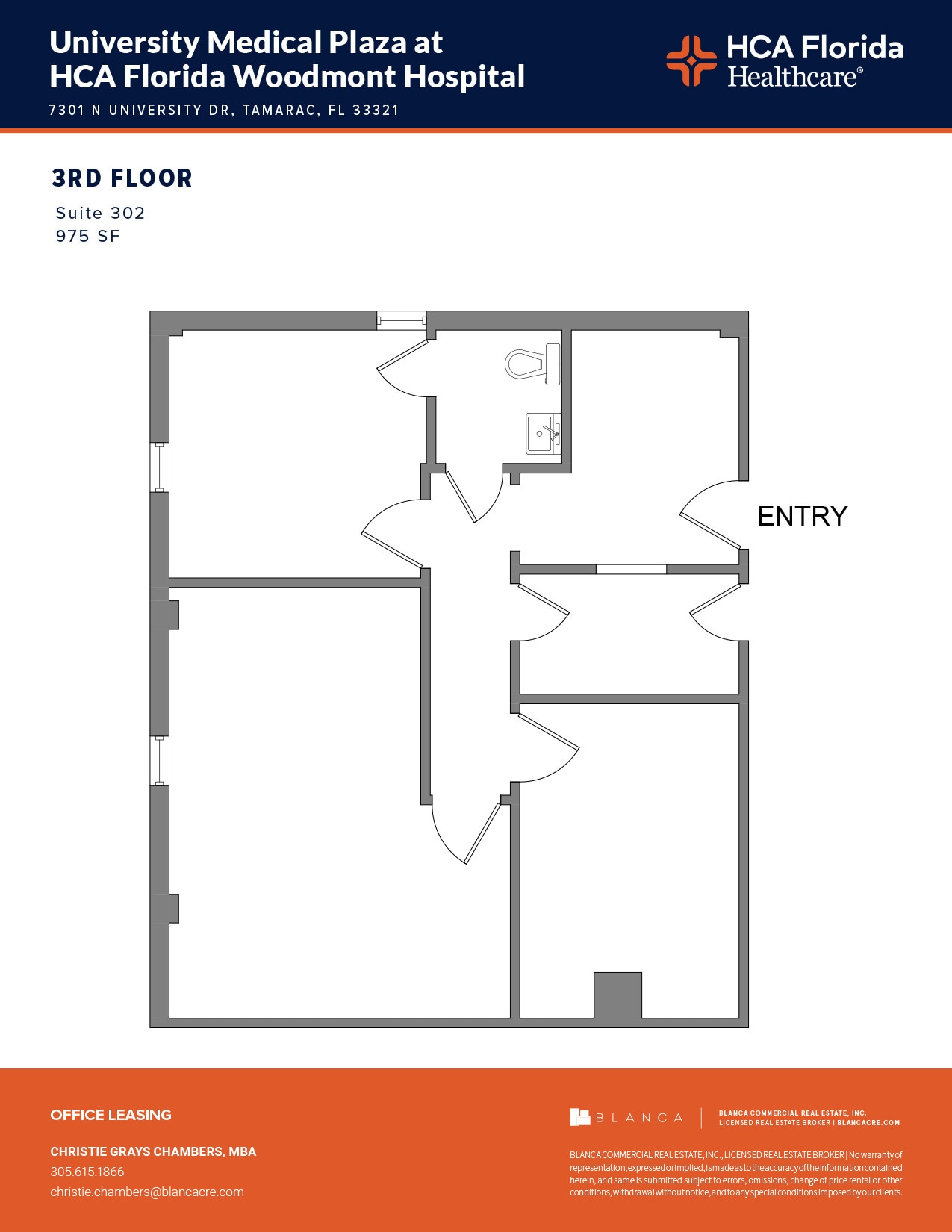 7301 N University Dr, Tamarac, FL for lease Floor Plan- Image 1 of 1