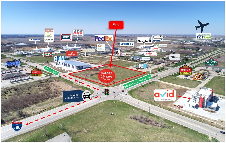 647 Wright Bros Blvd SW, Cedar Rapids, IA for sale - Building Photo - Image 1 of 1